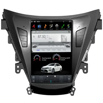 

10.4" Tesla Type Android 9.0 7.1 6.0 Fit HYUNDAI ELANTRA / MD 2011 2012 2013 - Car DVD Player Navigation GPS Radio