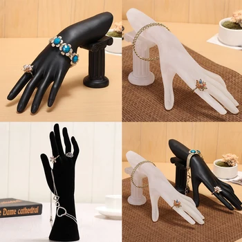 

Resin Ring Watch Display Mannequin Hand Wrist Necklace Rack Stand Organizer