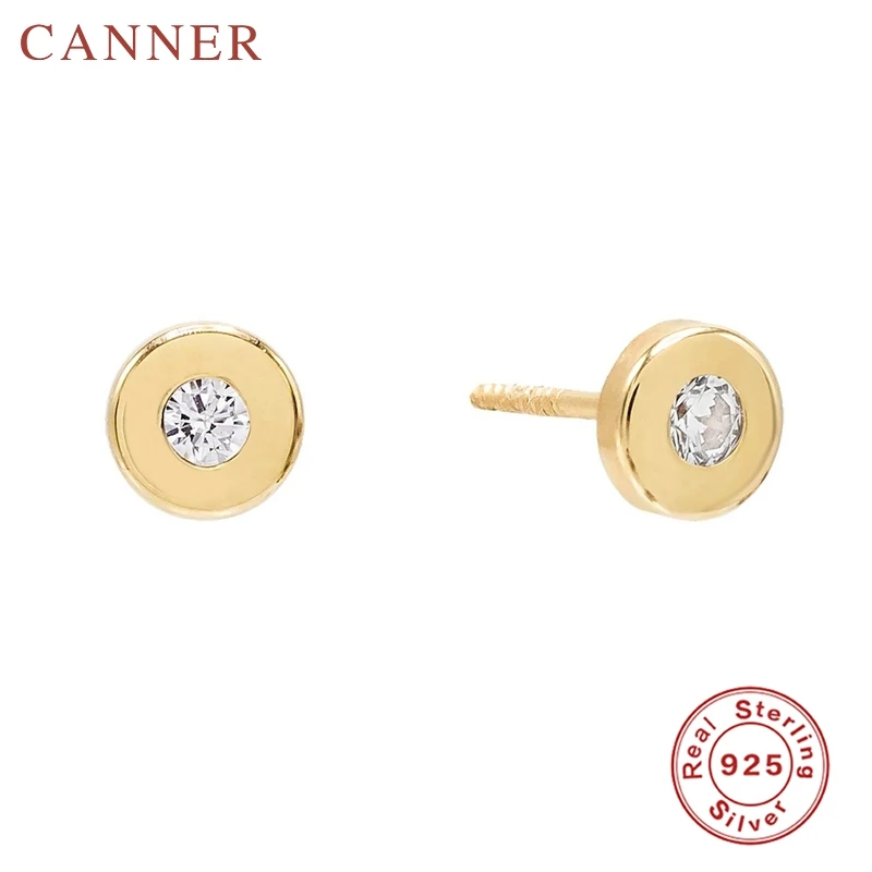 

INS 925 Sterling Silver Stud Earrings for Women Mini Gold Silver color Moon/Star/Shell/Cross Small Earrings Fashion Jewelry