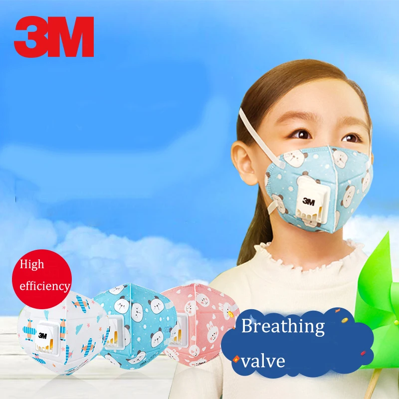 3M 9561 детская маска против вируса гриппа KN95 пыль и смог PM2.5 маска для твердых частиц