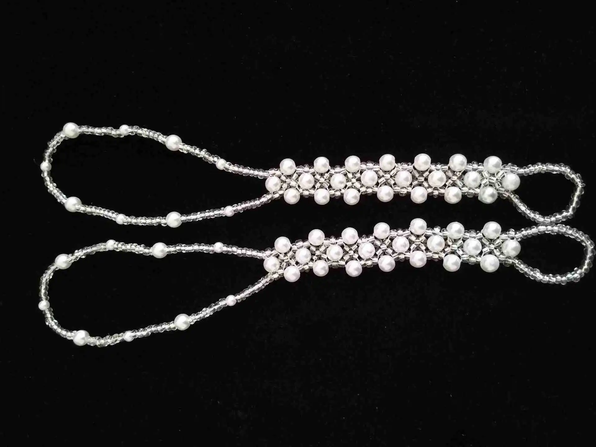 Vintage Imitation Pearl Anklet 1 Pc Summer Barefoot Jewelry Unique Boho Beach Toe Ankle Bracelet for Women Femme Ankle Chains Silver Anklet Bracelet Beads Anklet Fashion Accessories Toe Foot Bracelet