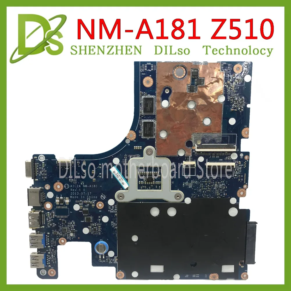Kefu AILZA NM-A181 для lenovo Ideapad Z510 AILZA NM-A181 для lenovo Z510 Материнская плата ноутбука GT740M 2GB Материнская плата Тест