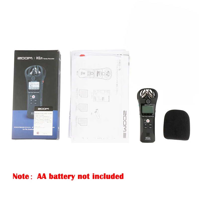 Zoom H1N Handy Portable Digital Recorder With BOYA