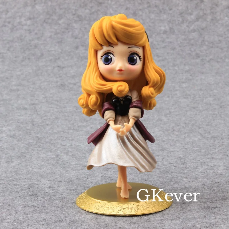 15 см Q Posket принцесса фигурки игрушки Аврора Русалка Ариэль Рапунцель Belle Posket персонажи Коллекционная модель, подарок для детей