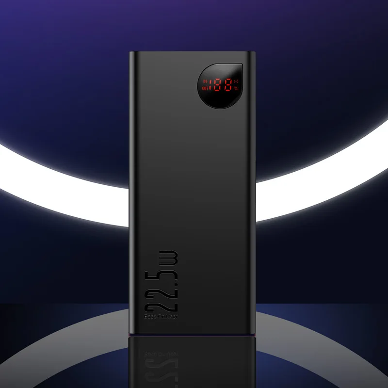Baseus, 20000 мА/ч, внешний аккумулятор, быстрая зарядка, 4,0, 3,0, USB C, PD, быстрая зарядка, внешний аккумулятор для iPhone 11, портативное зарядное устройство - Цвет: Twilight Power Bank