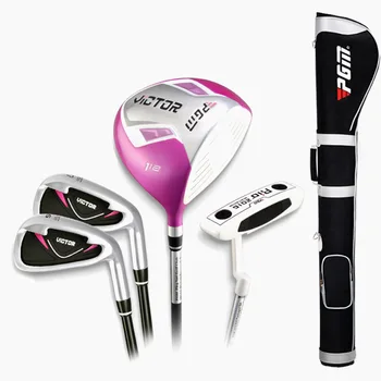 

Golf Clubs Iron 4pcs Complete Sets Golf Putter Club Shafts Club Heads for Beginner Exercriser Golf Training Aids
