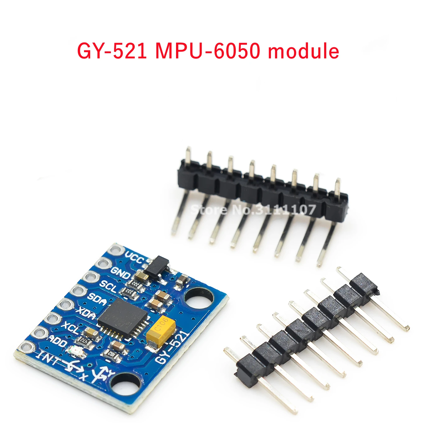 1/2/3/4/5/10X GY-521 MPU-6050 Modulo Accelerometro Giroscopio 3 Assi Per Arduino EUR 5,31
