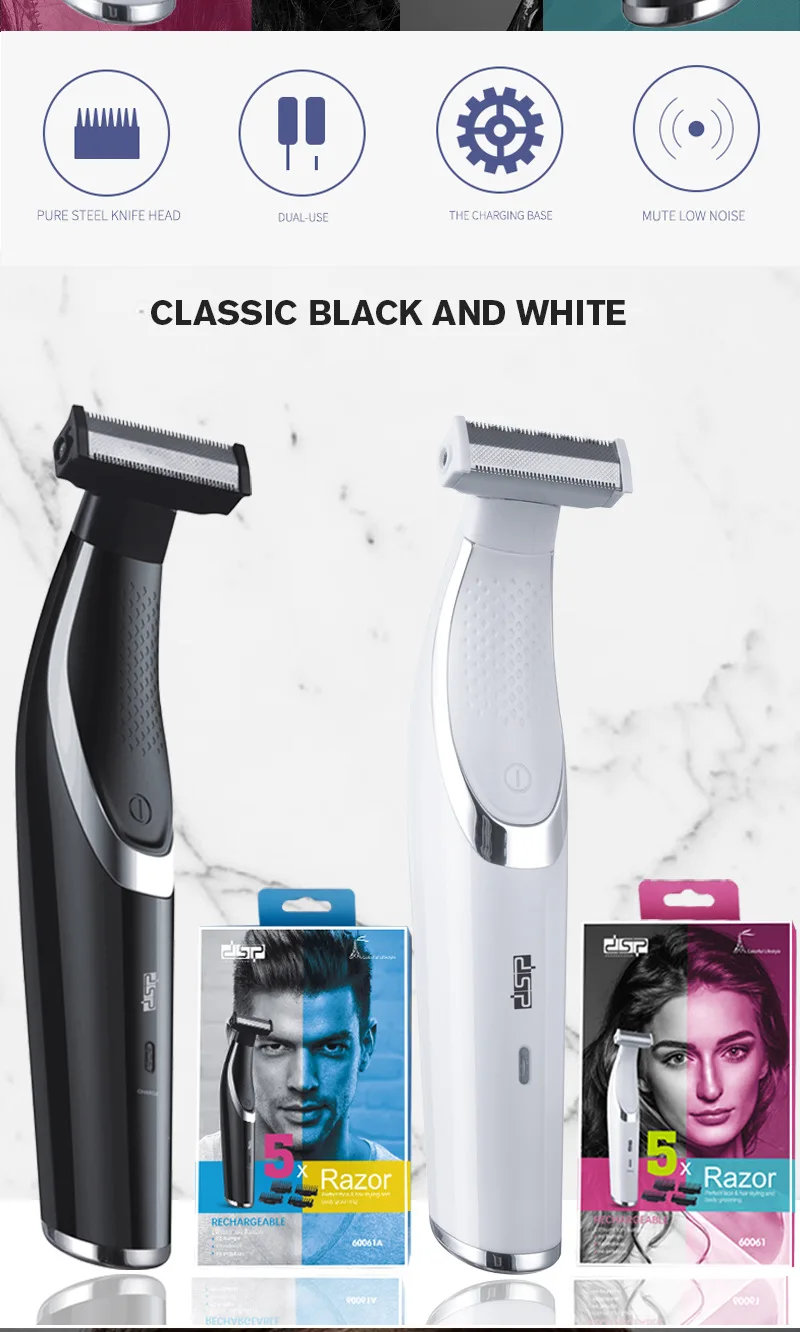 máquina de barbear de cabelo para homens