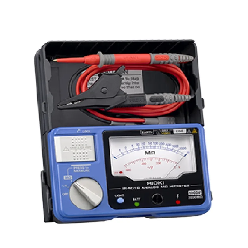 

HIOKI IR4018-20 Single-Range 1000V/ 2000 Megohm Analog Reliable and Efficient Insulation Resistance Tester