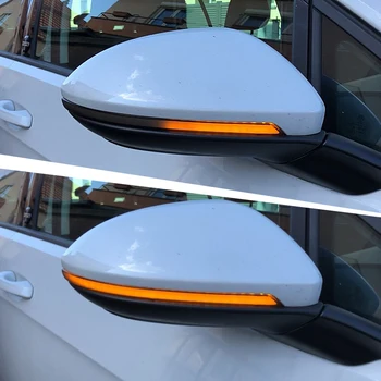 

2 pieces Side Mirror indicator dynamic blinker LED Turn Signal Light For VW Golf 7 MK7 7.5 GTI R GTD Sportsvan Touran L II 13-17