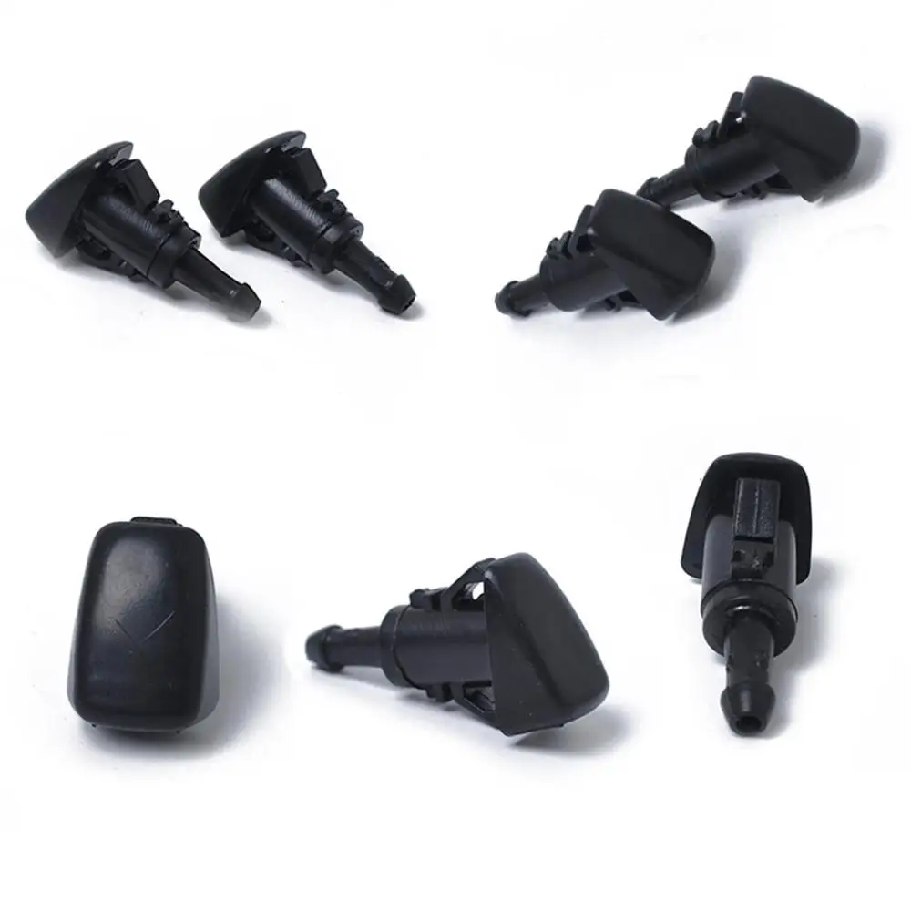 Auto parts For Chrysler windshield nozzle 5113049AA Black water jet motor single hole fan spray glass washing water spray