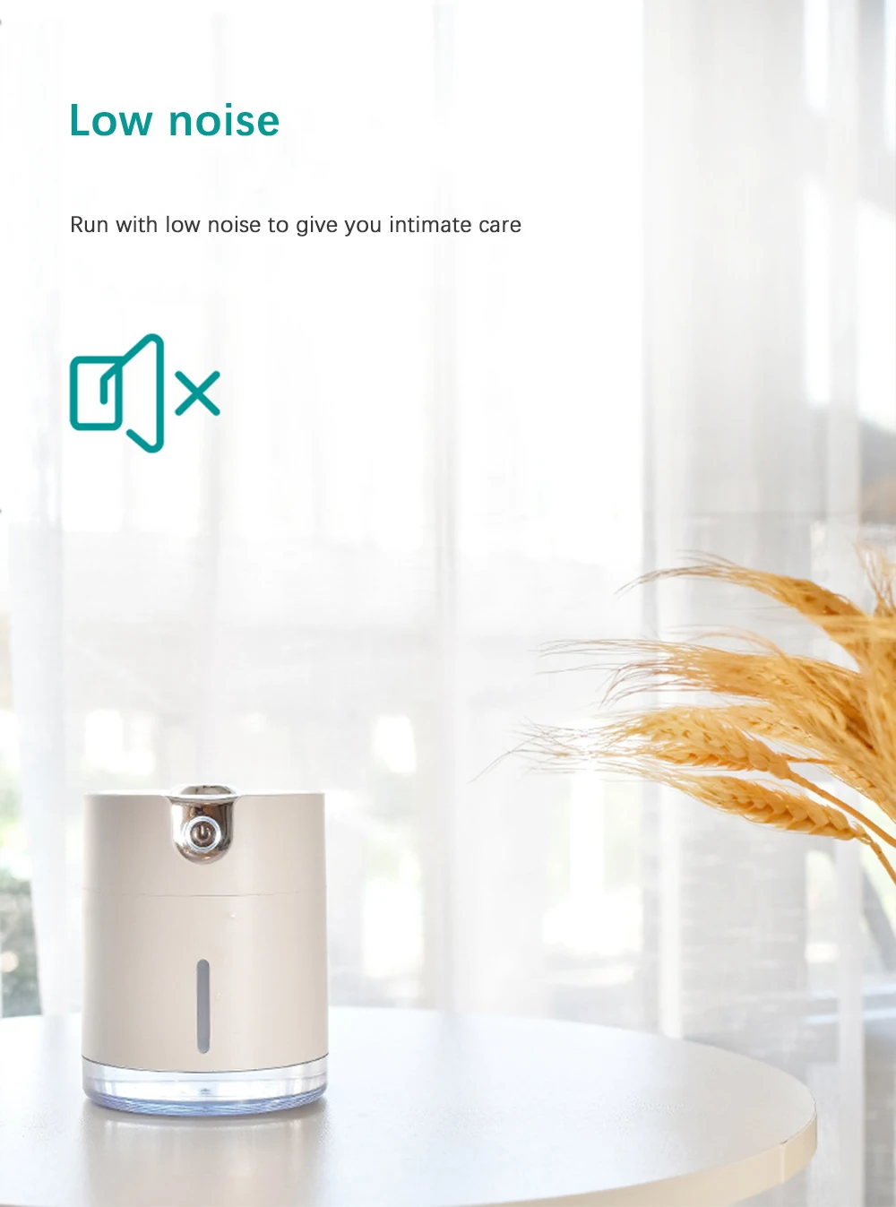 300 мл внутренний мини-увлажнитель воздуха 2 режима распыления с увлажнитель воздуха с ночной подсветкой водным узором USB Перезаряжаемый