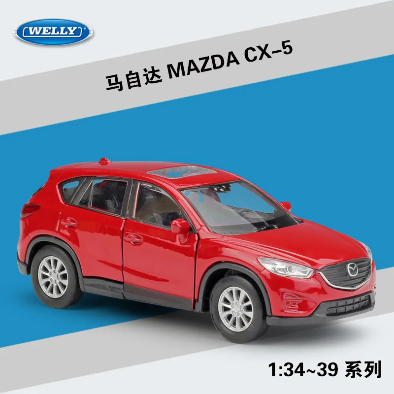 1:36 MAZDA CX-5 сплав модель автомобиля металлическая модель автомобилей с розничной коробкой