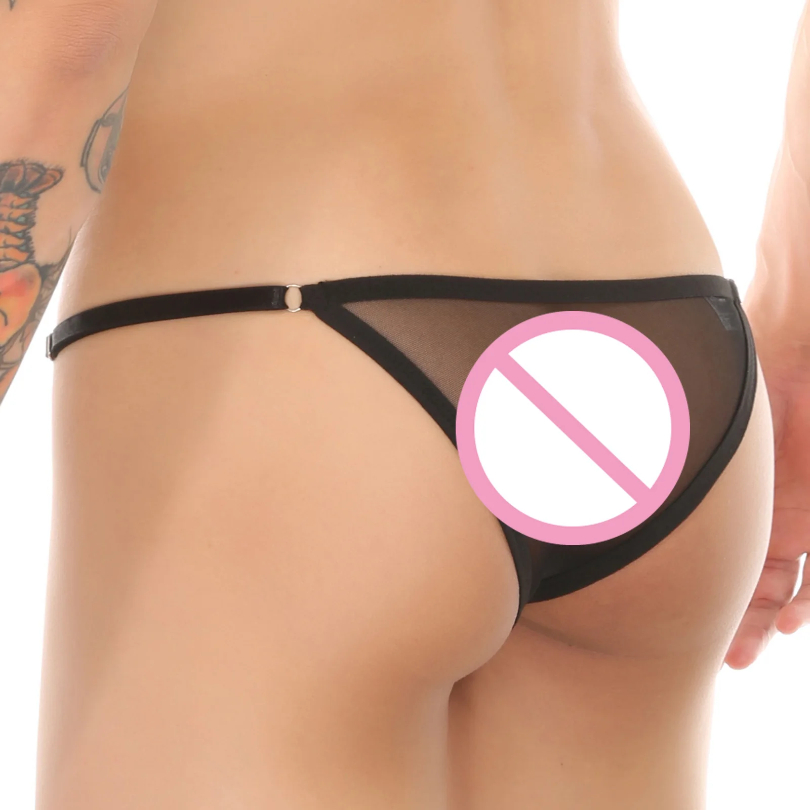 Men's Lace Panties Transparent Butt Soft Underwear Thongs T-back men stretch g string panties men stretch thong underwear men lingerie underwear