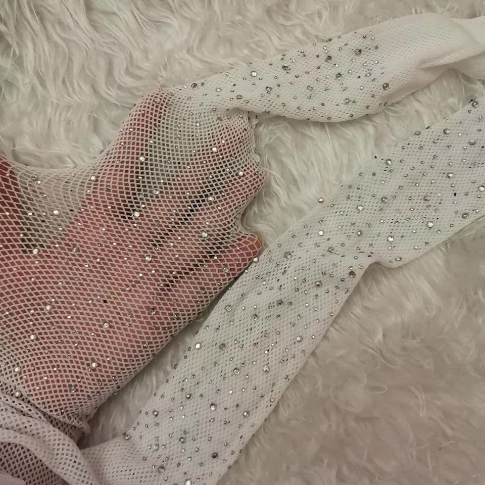 Сексуальные женские ажурные колготки со стразами, сетчатые колготки, разноцветные стразы, чулки, блестящие колготки, колготки в сеточку