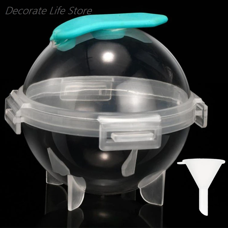Round Ball Ice Cube Mold DIY Ice Cream Maker Silicone Mould Whiskey Tray