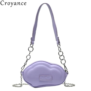 

Croyance Cloud Bag For Women Soft Leather Madame Shoulder Bag Handbags Day Clutches Small Cute Messenger Bag