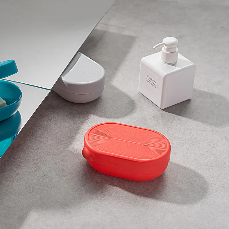 Travel Drain Soap Box Creative Handmade Soap Holder Wash Soap Tray 47g Bathroom Products Soap Box