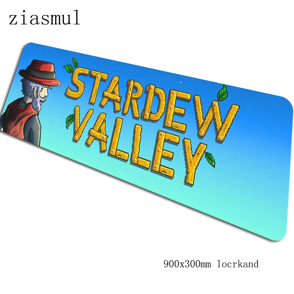 Stardew valley коврик для мыши 900x300x3 мм коврики для мыши большой игровой коврик для мыши геймер Популярные персонализированные коврики для мыши Клавиатура ПК коврик - Цвет: Size 900x300x3mm