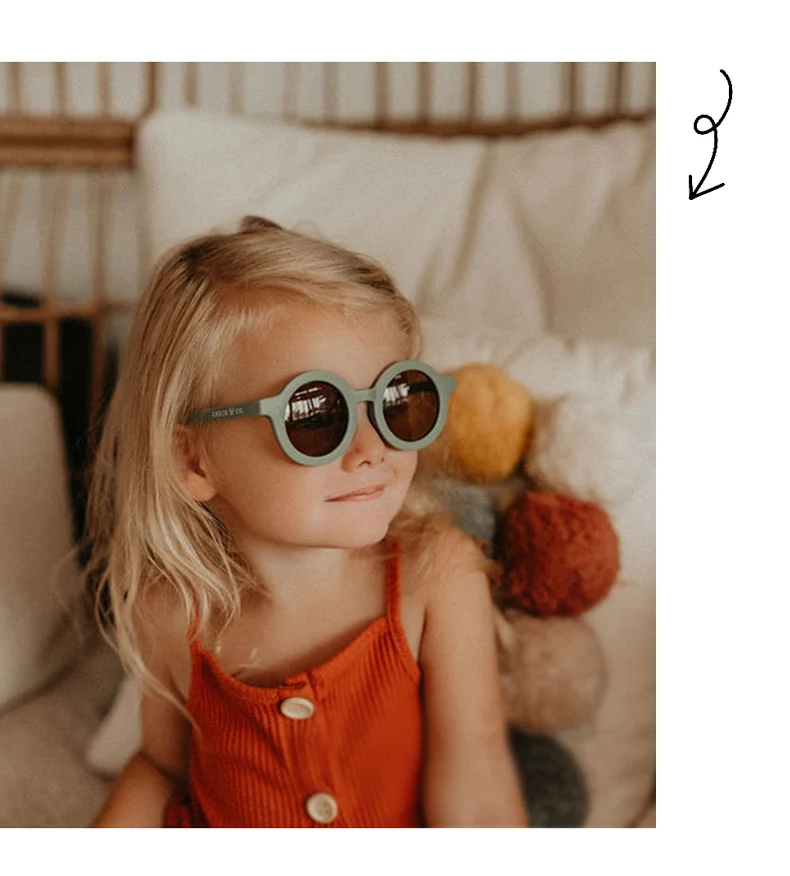 2021 Boy Girl Cute Cartoon Bear Shape Fashion Round Sunglasses Children Vintage Sunglasses UV Protection Classic Kids Eyewear