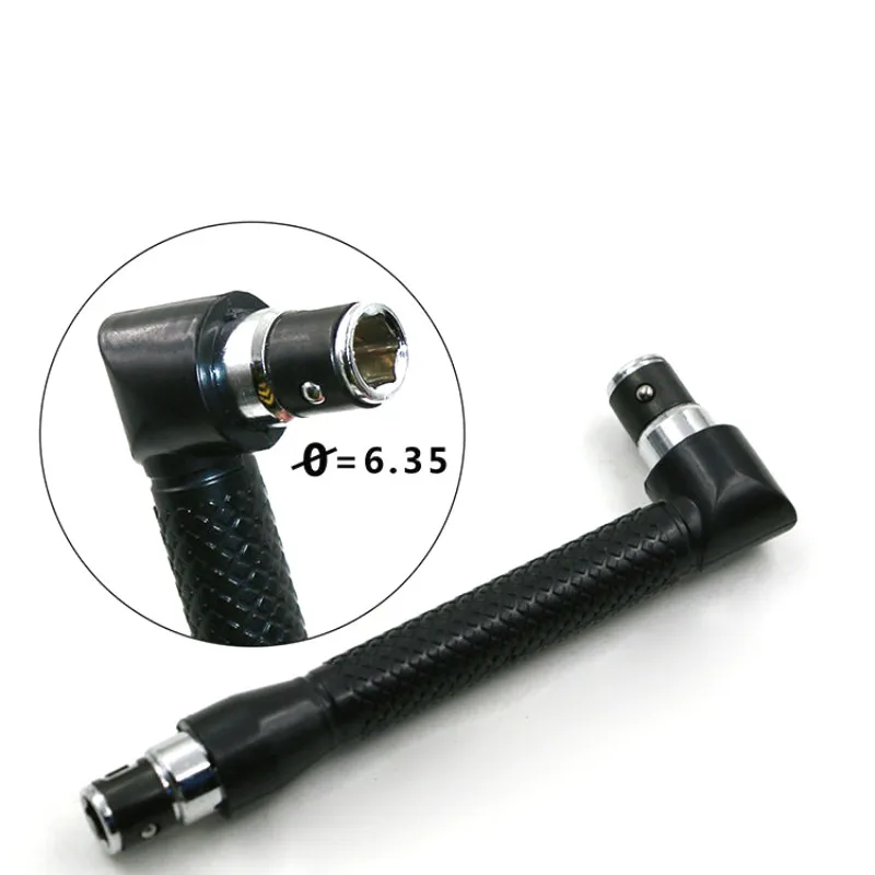 Dual Head L-shaped Mini Socket Wrench 1/4" 6.35mm Screwdriver Bits Key Utility Tool Hand Repair Tools Set | Инструменты