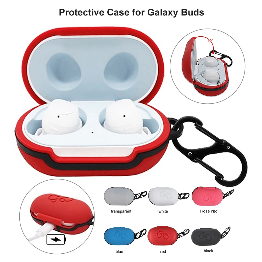 

Cute Portable Silicone Bluetooth Wireless Earphones Charging Box Protective Case For Samsung Galaxy Buds