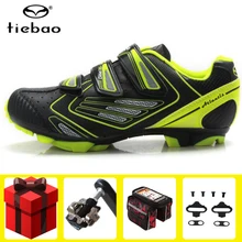 Tiebao sapatilha ciclismo mtb велосипедная обувь для мужчин добавить педаль SPD набор горный велосипед кроссовки для женщин нейлон-стекловолокно спортивная обувь