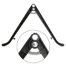 " Черный ABS пластик сошки Bi-pod подставка держатель база для съемки