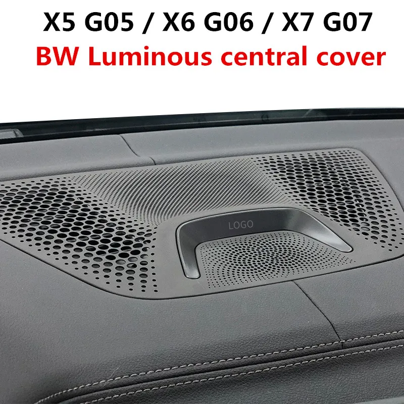 전면 및 후면 문짝 LED 조명, 글로우 트위터 커버, 야광 야간 조명, 트림 스피커, 오디오 BMW G05, X5, G07, X7 시리즈용