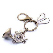 Корейский стиль креативный автомобильный подвесной Orna для мужчин t Ретро-брелок труба для мужчин и женщин маленькая цепочка для ключей в подарок металлический брелок Pend