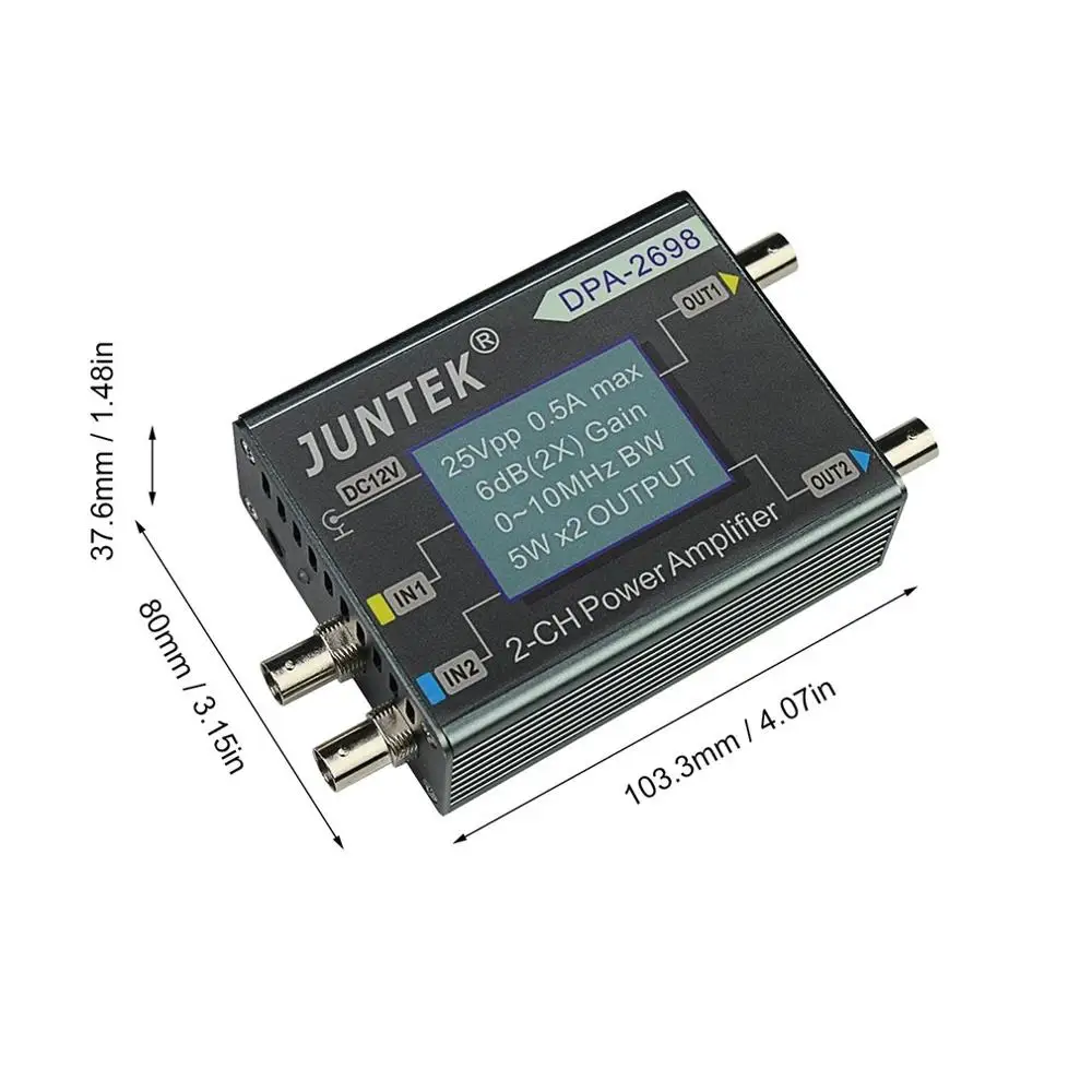 DPA-2698 высокой мощности двухканальный DDS функция генератор сигналов ...