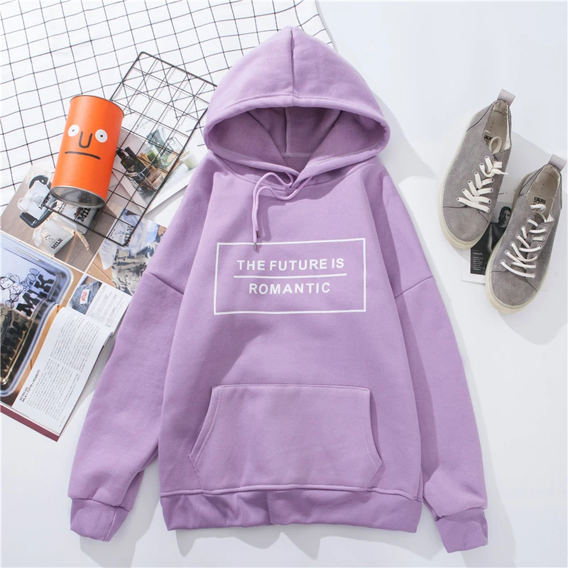 

2019 Fall Hoodies Women Sweatshirt Kpop Clothes Gothic Streetwear Korean Style Harajuku Top Women Cute Clothing Plus Size Hoodie