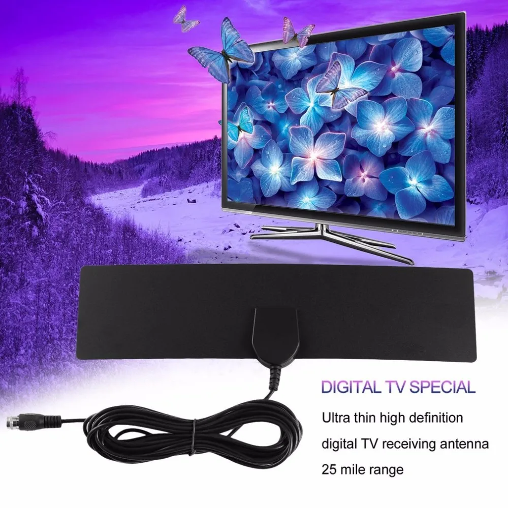 Комнатная цифровая HD ТВ антенна антена радиус Surf лиса DVB-T2 DVB-T ATSC isdb-t интерьера