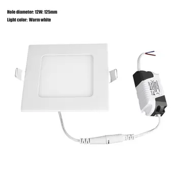 

Ultra Thin LED Downlight Recessed Indoor Ceiling Light Spot Light Glass Square LED Panel Light Surface Mounted Wall Home Lamps