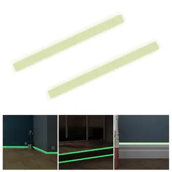 

Home Bedroom Hallway Baseboard Luminous Wall Sticker Glow in the Dark PVC Strip
