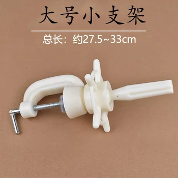 

White Small Holder Mock Wig Hair Dressing Hair Practice Head Desktop Stand Really Wig Mannequin Head False Heads Holder Head