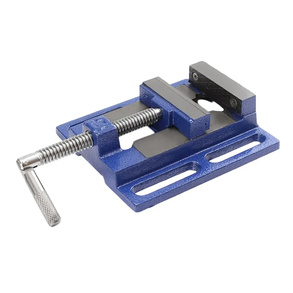 

1pc 2.5inch Aluminum Bench Vise Table Flat High Precision Clamp-on Table Flat Bench Vise Milling Machine Bench Drill Vise