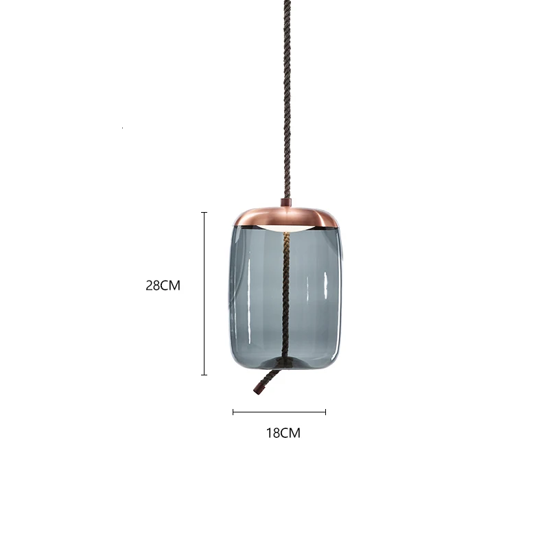 Modern Led Metal Pendant Lights Wrought Iron Glass Round Ball Brass Rod Hanging Lamp For Living Roomcafekitchen Nordic Lighting - Цвет корпуса: seechart