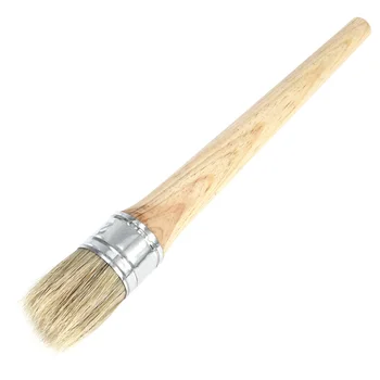 

40mm Professional Paint Wax Brush Painting Waxing Clear Soft Wax Brush for Furniture Stencils Folkart Home Decor Wood Large Brus