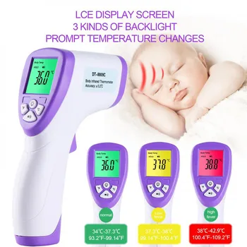 

Infrared Thermometer Digital Non-Contact Ear Forehead Temperature Digital Infrared Body termometro infrarrojo infravermelho