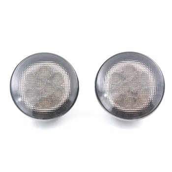 

Front Amber LED Turn Signal Lights for Jeep Wrangler JK 2007-2018 Smoke Lens Car Modification Parts