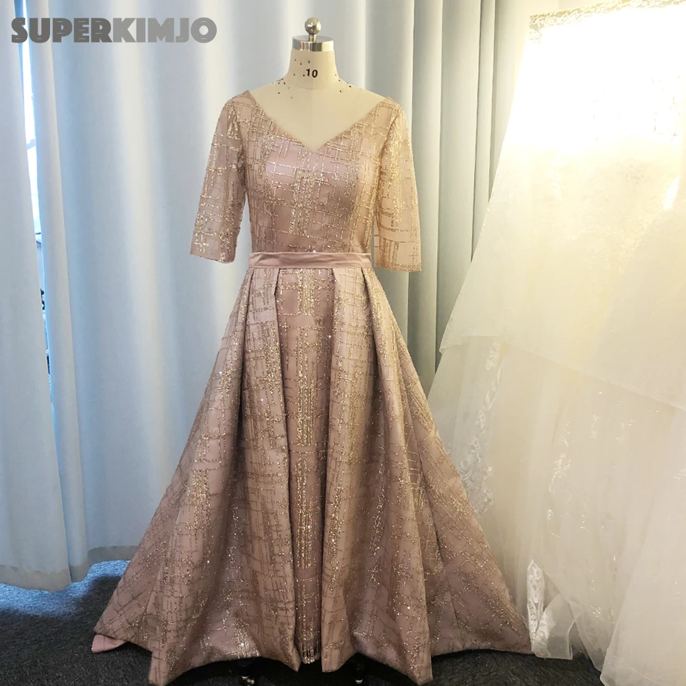 SuperKimJo Real Photo Rose Roze Avondjurken 2020 Afneembare Rok Elegante Sparkle Avondjurk Abendkleider SuperKimJo Real Photo Rose Roze Avondjurken 2020 Afneembare Rok Elegante Sparkle Avondjurk Abendkleider