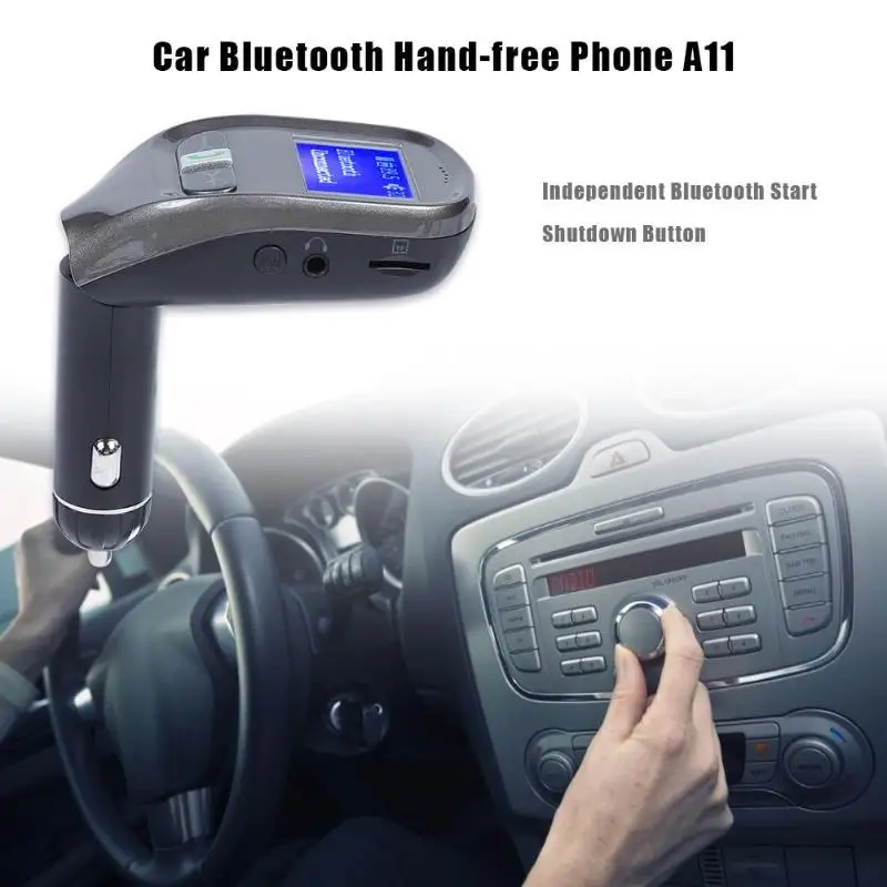 A11 Bluetooth 4,2 автомобильный комплект fm-передатчик модулятор громкой связи MP3-плеер USB зарядное устройство поддержка воспроизведения музыки на u-диск