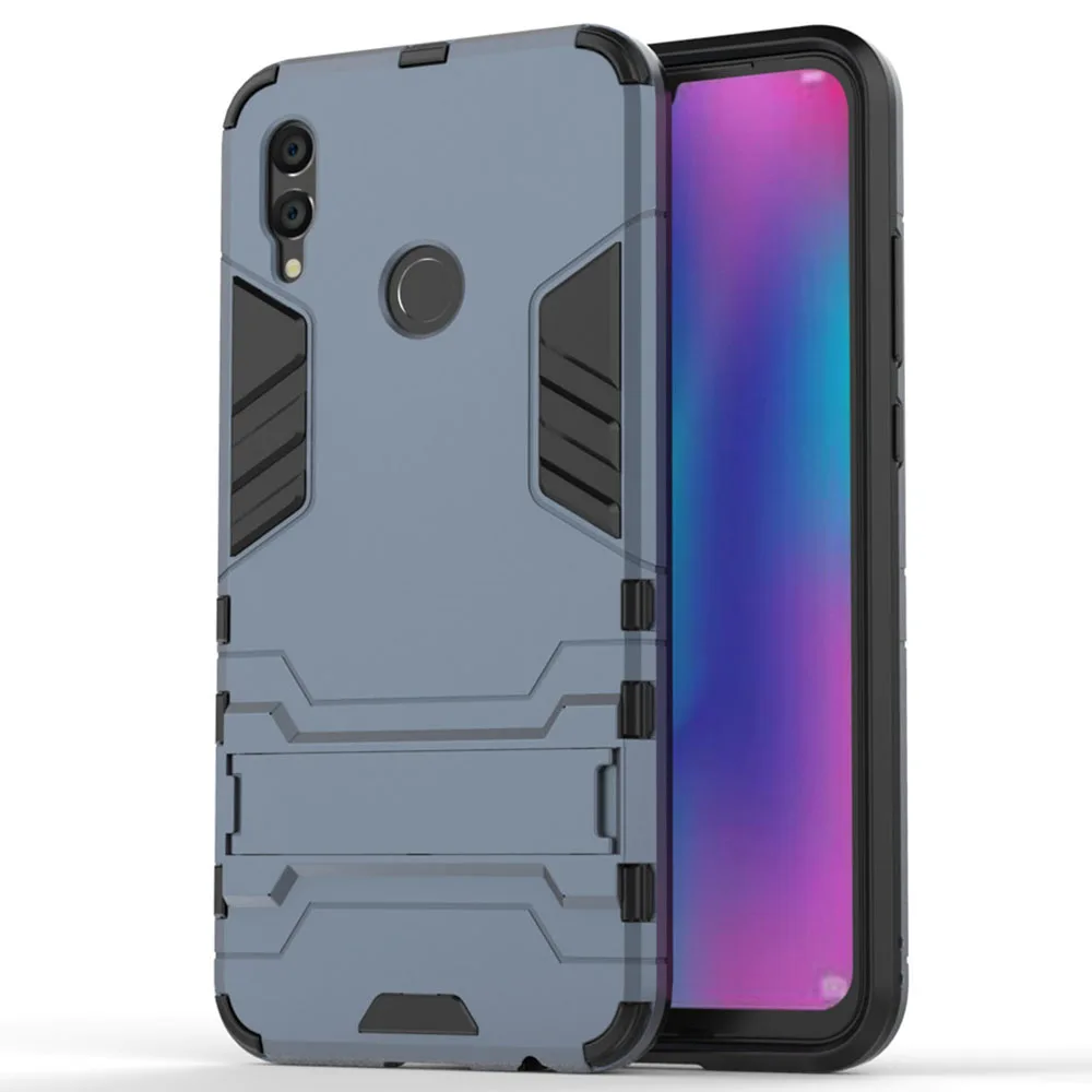 Для huawei P Smart чехол Роскошный Железный человек Стенд чехол жесткий Броня+ Мягкий Силиконовый ТПУ чехол для huawei P Smart Plus