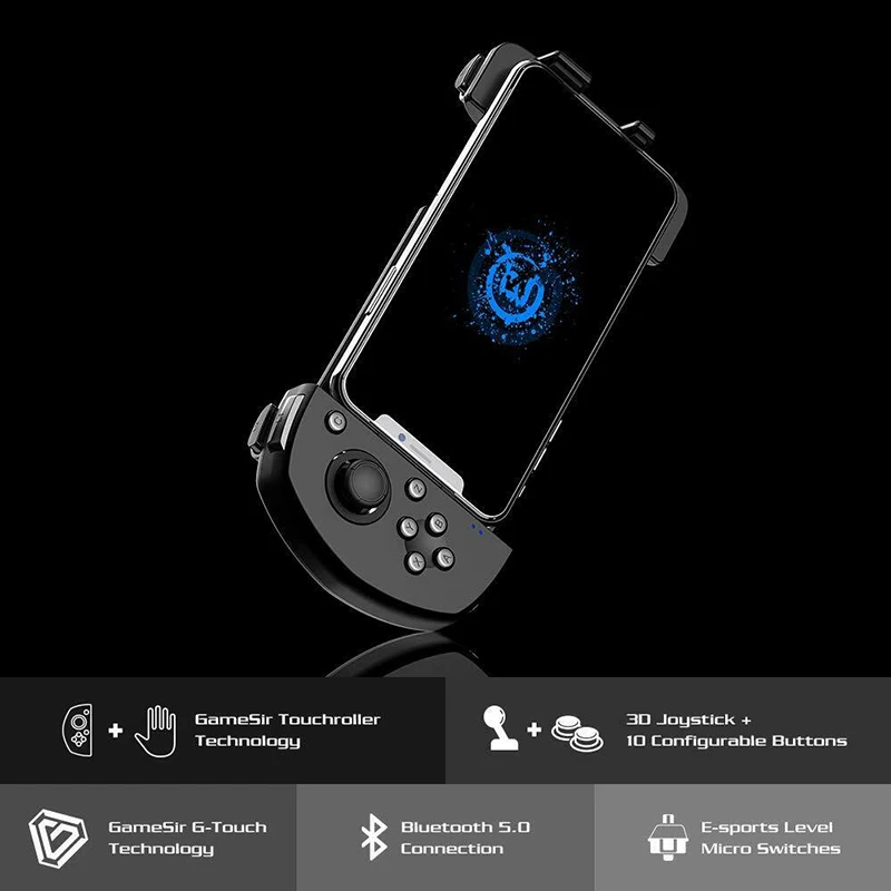 Горячий мобильный игровой контроллер G6 с одной рукой беспроводной Bluetooth геймпад с джойстиком для IPhone COD/PUBG высокое качество