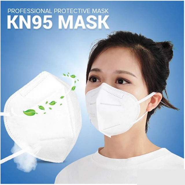 US $7.19  Fast Shipping Disposable Protective Mascarillas Masque AntiVirus Filter Mask Kn95 Features As kf94 