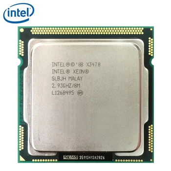 Intel Xeon Processor X3470 Quad-Core LGA 1156 PC computer 2.9GHz CPU Server Processor 95W CPU X3470 tested 100% working