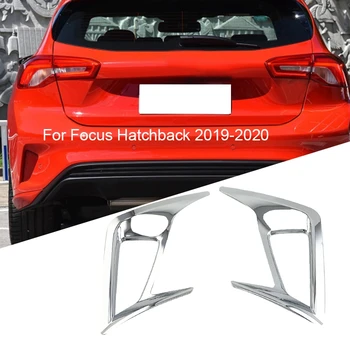 

2Pcs Rear Fog Light Lamp Frame Cover Trim for Ford Focus Hatchback MK4 2019-2020