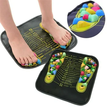 

High Quality Acupressure Mat Pad Massager Reflexology Walk Stone Foot Walk Massage Mat MD88