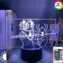 

ILight Gift Store Led Night Light Hunter X Hunter Feitan Lamp Nightlight HXH Gift Acrylic 3d Light Feitan for Kids Bedroom Decor